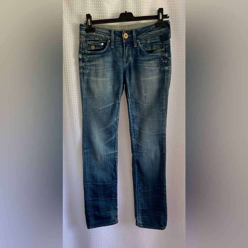 GSTAR Y2K 3301 straight leg medium blue wash Jeans size : waist 29‎